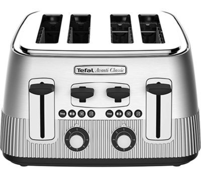 TEFAL Avanti Classic 4-Slice Toaster - Silver TEFAL Avanti Classic 4-Slice Toaster - Silver